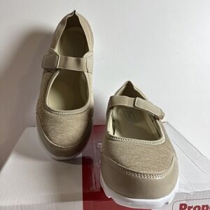 PROPET Women's Mary Jane Sneakers Breathable Mesh Strap Tan Honey Size 7.5 XX-4E